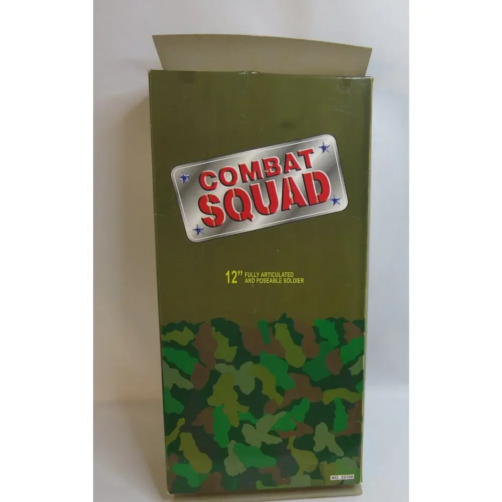 VINTAGE 1990s Combat Squad Soldier Military Doll Toy  New In Box Army Action